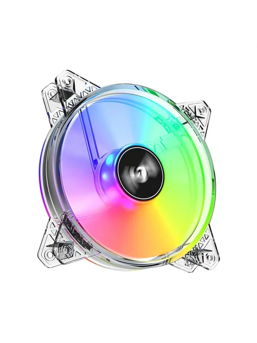 OULLX Корпусной вентилятор PC8221 12см ARGB 5В 5V 3PIN A-RGB, вариант, фото 4