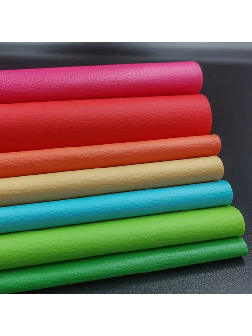 Нет бренда Набор из 7 листов искусственной кожи 20x15 см Pink Blue Seri, 20x15 см, 7 шт, фото 7