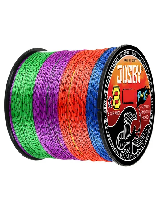 JOSBY Плетенка 500м, 0.32мм, 50lb, Speckled Multicolour, 500 м