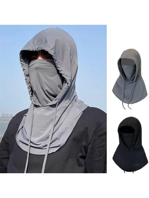 Балаклава-маска из полиэстера для велоспорта Dark Gray ArmSl, серый, фото 3