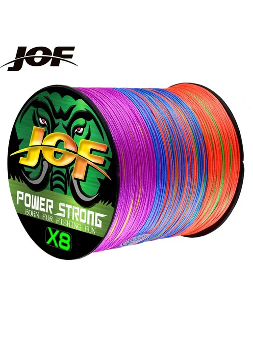 JOSBY JOF Рыболовная леска плетеная X8 500м, Зеленый, 500 м, фото 2