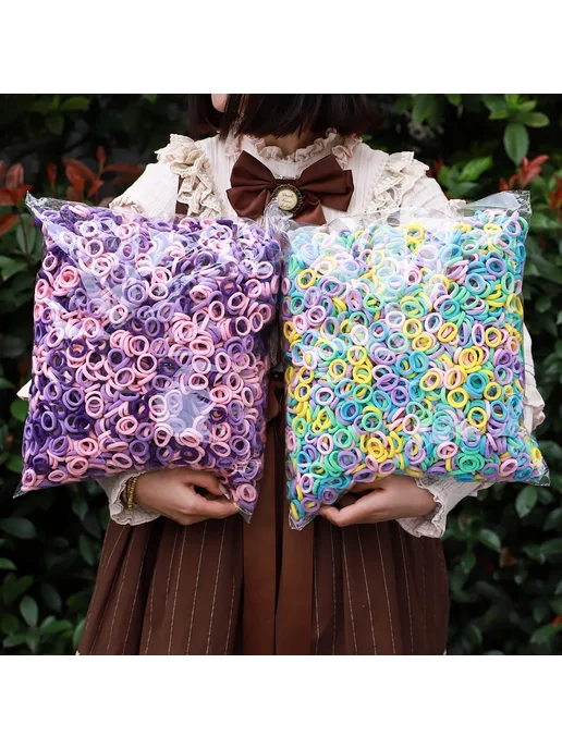 KIDS BOWS Резинки для волос нейлоновые 100 шт. 2893-4 100pc, 100 шт, фото 6