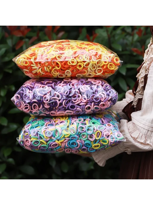 KIDS BOWS Резинки для волос нейлоновые 100 шт. 2893-4 100pc, 100 шт, фото 7