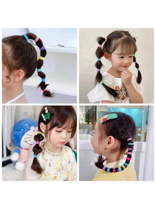 KIDS BOWS Резинки для волос нейлоновые 100 шт. 2893-37 100p, 100 шт, фото 3