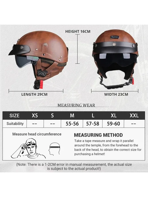 HEROBIKER Универсальный Мотошлем Открытого Типа Для Мотокросса С Двойн, вариант, фото 7