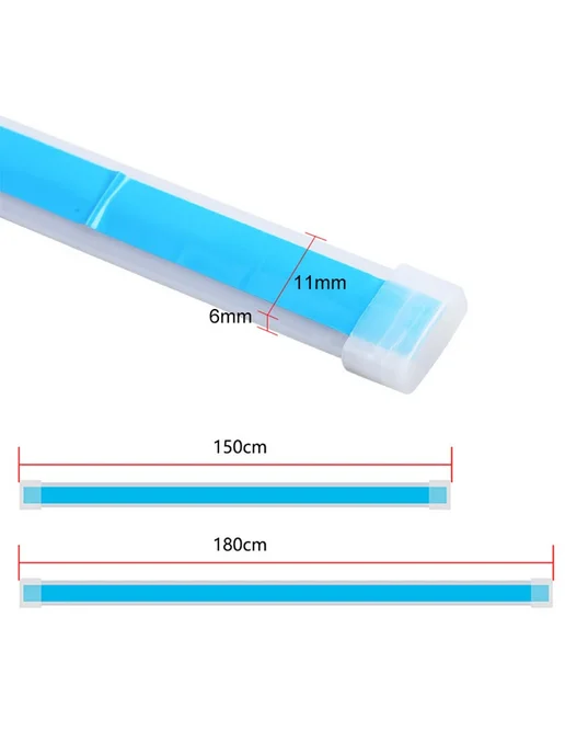 NOXLH Светодиодная подсветка капота Ice Blue 150cm, синий, фото 4