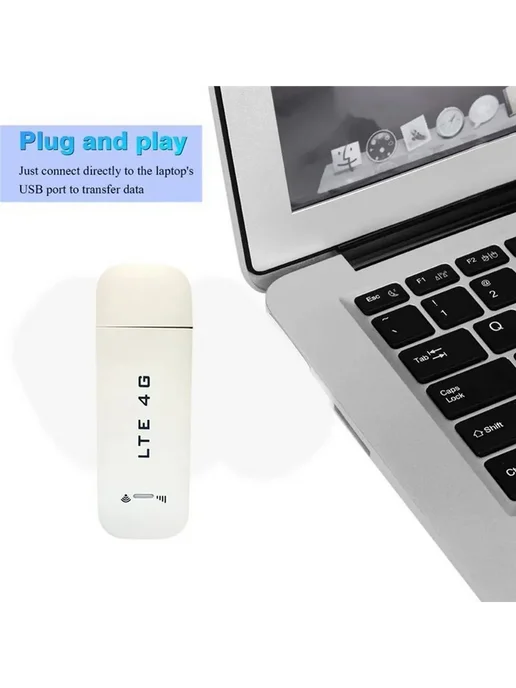 Wi-Fi модем-адаптер 4G LTE с SIM-слотом, белый, 4 г, фото 8