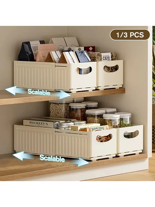 WudenCozfy Пластиковый органайзер для ящиков, 3шт, цвет 3PCS Large, 3 шт, 3 шт, фото 2