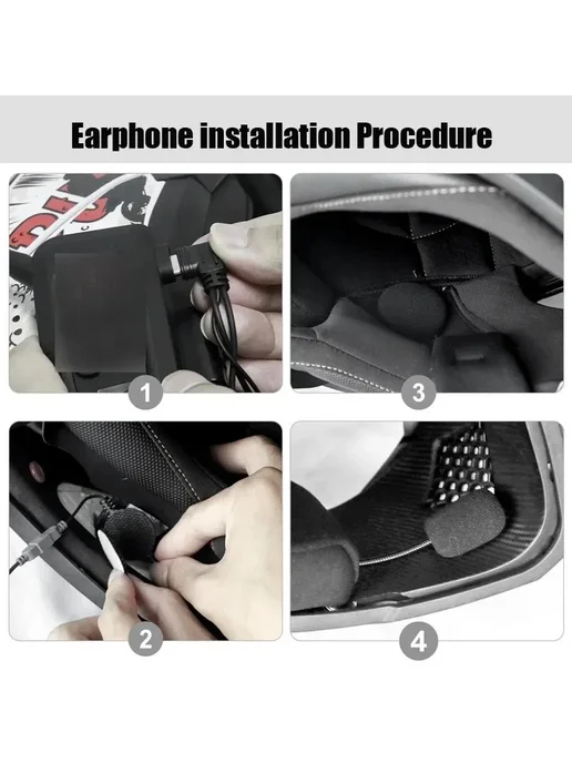 EJEAS V6Pro V4PLUS Bluetooth-гарнитура Для Мотоциклетного Шл, вариант, фото 6