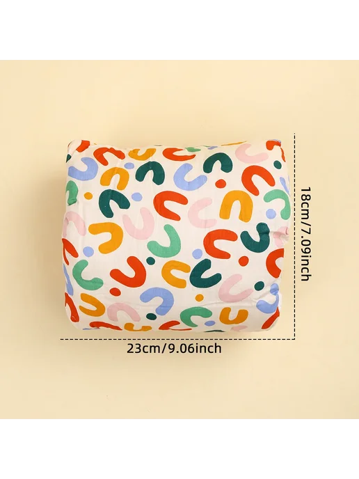 Нет бренда Хлопковая подушка для кормления Beige letter U, бежевый, фото 3