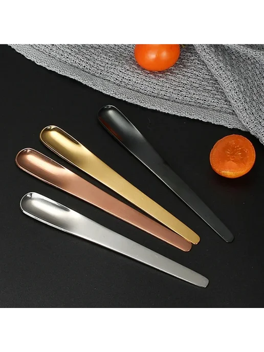 Нет бренда Ложка Коричневая Style C-5pcs, 5 шт, фото 3