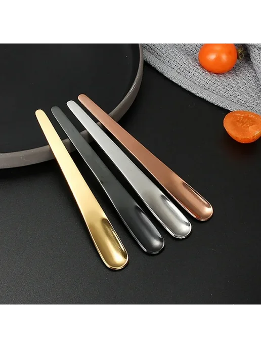 Нет бренда Ложка Коричневая Style C-5pcs, 5 шт, фото 4