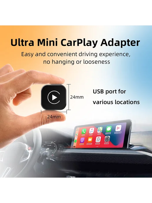 ANYFAR Беспроводной Адаптер 2-в-1 Для CarPlay И Android Auto, Умный, вариант, фото 3