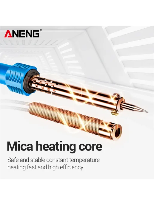 Aneng Паяльник SL402, 220V-30W, EU Plug, 60 Вт, фото 4