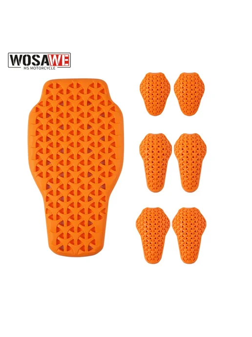WOSAWE Защита плеч цвет Shoulder Pads, оранжевый, фото 2