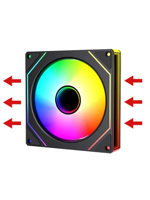 Нет бренда Корпусной вентилятор Prism 7 Pro ARGB, Цвет A, A1