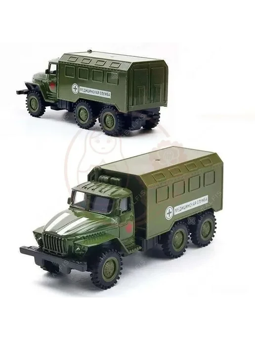GEALFIS набор машинок 1 шт, металлические военные, 1 шт, фото 6