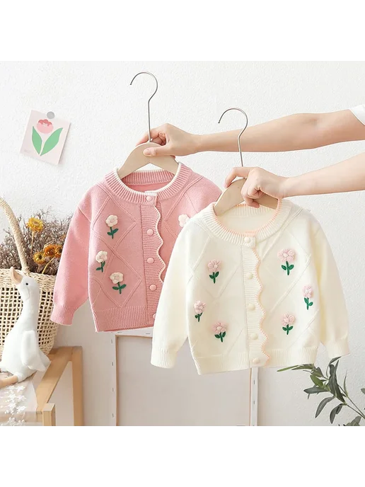 Raise Young Детский кардиган для девочек 1-5 лет, вариант, фото 2