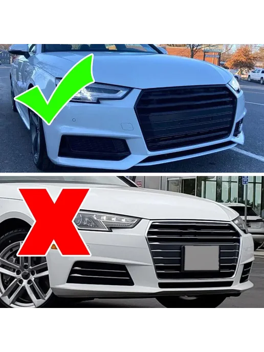 hiqbepri Накладки На Решетку Противотуманных Фар Audi A4 S4 B9 S-Line, вариант, фото 7