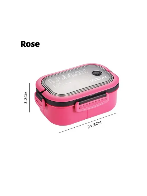 Нет бренда Экологичный ланч-бокс для детей бенто Rose, Rose