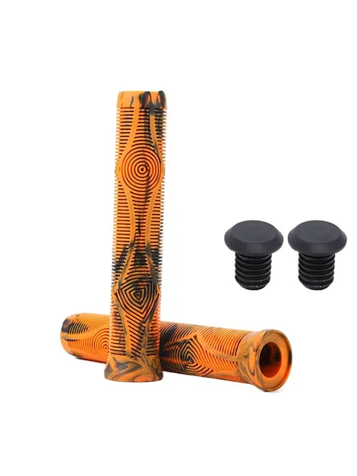 BUCKLOS Резиновые Ручки для Велосипеда 160 мм 160-ORANGE, оранжевый