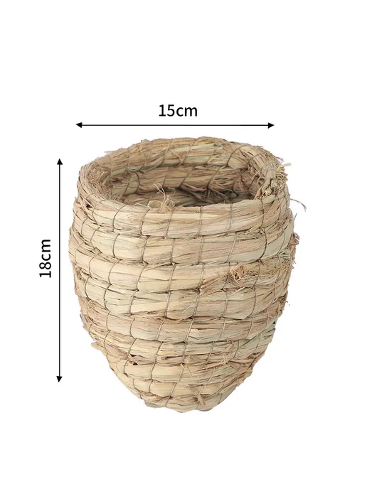 Нет бренда Бамбуковое гнездо для птицы XXL grass nest, в упаковке 318 г