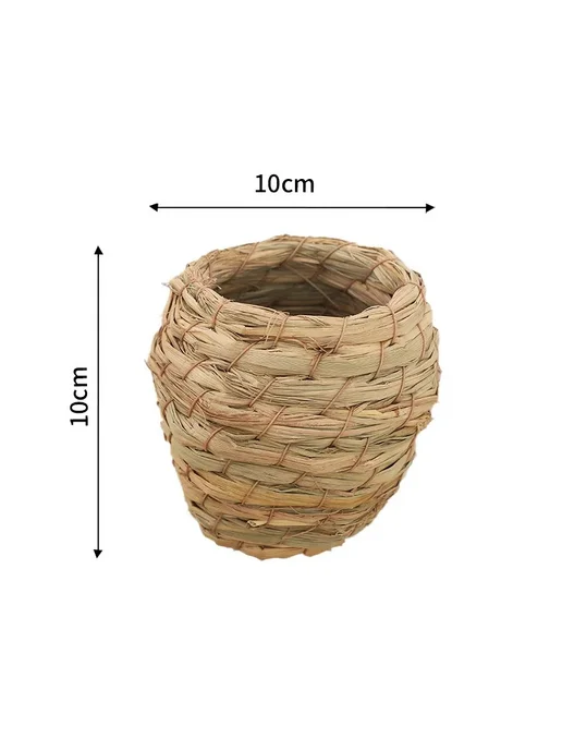Нет бренда Бамбуковое гнездо для птицы XXL grass nest, в упаковке 318 г, фото 5