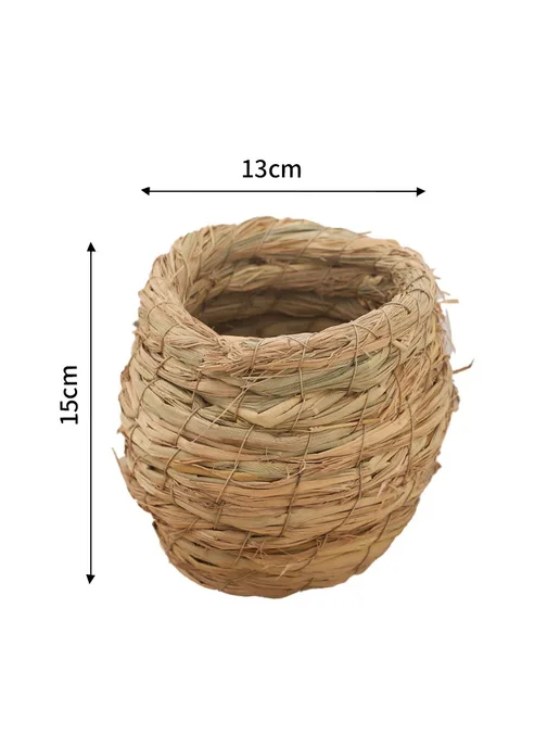 Нет бренда Бамбуковое гнездо для птицы XL grass nest, вариант