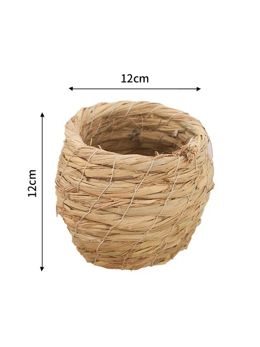 Нет бренда Бамбуковое гнездо для птицы XL grass nest, вариант, фото 4