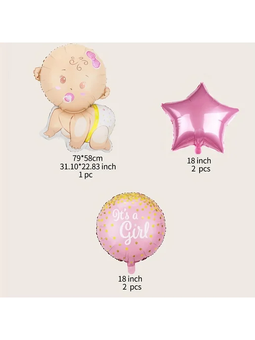 Шарики для новорожденного мальчика "It's a Boy", вариант, фото 4