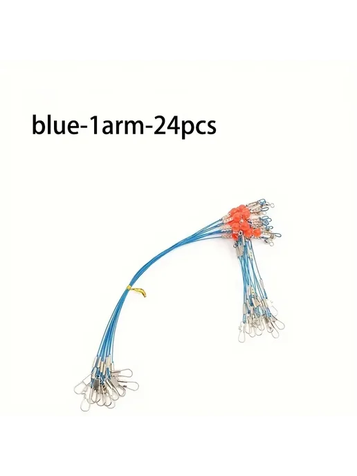 Нет бренда Leader Rig Синие рыболовные снасти из нержавейки blue-1arm-2, синий