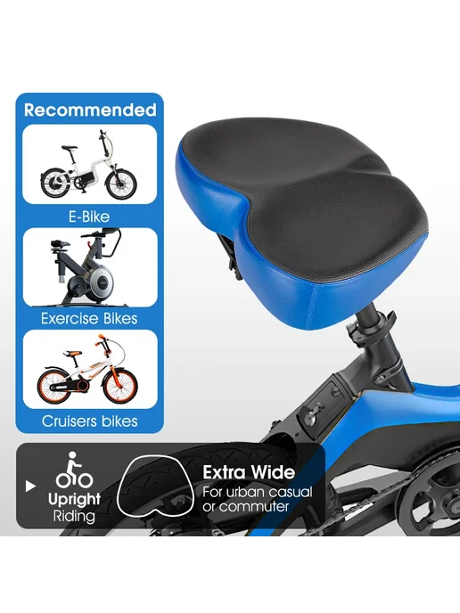 West Biking Велосипедное седло Комфортное Черное Красный, 08, черный, фото 3