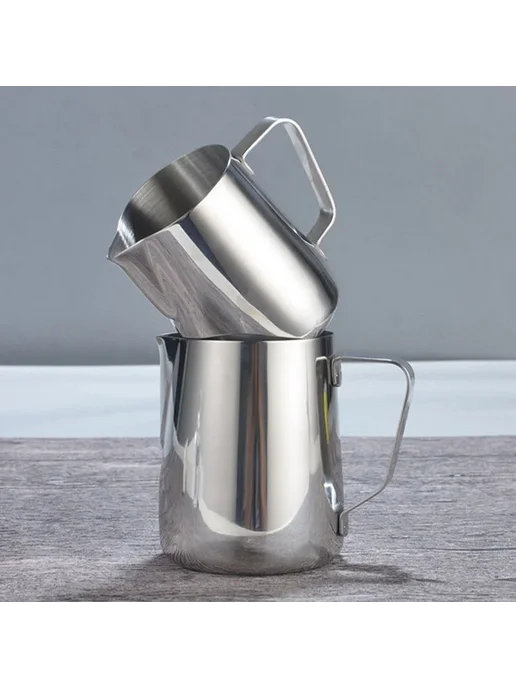 Нет бренда Кувшин для молока из нержавеющей стали 100 350 600 мл 350ml, 600 мл, фото 4