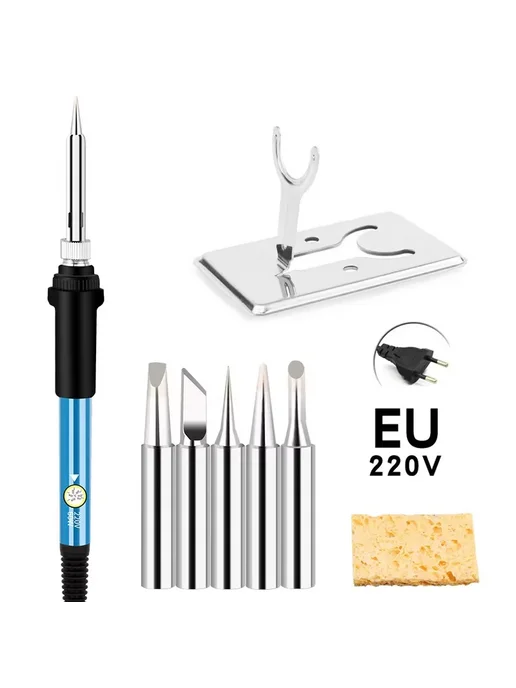Нет бренда Паяльник электрический 60 Вт, Set C-EU Plug, 60 Вт