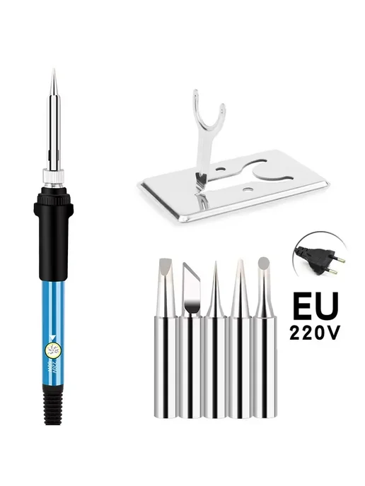 Нет бренда Паяльник электрический 60 Вт, 220V EU Plug, 60 Вт, фото 7
