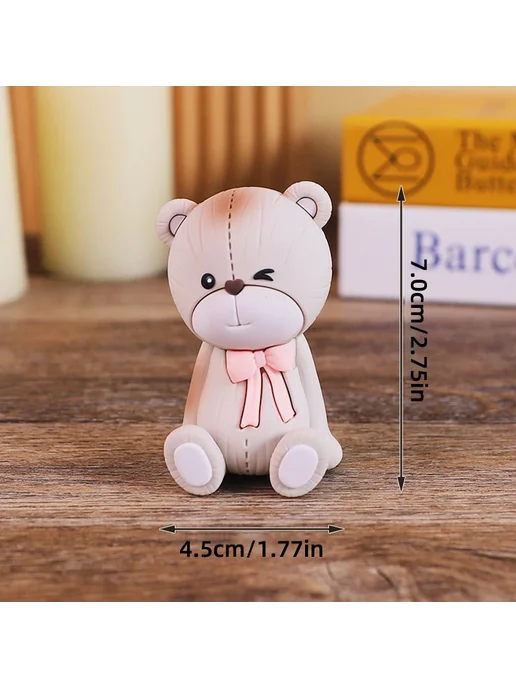 Нет бренда Фигурки медведей для торта ПВХ Bear Style 4, вариант