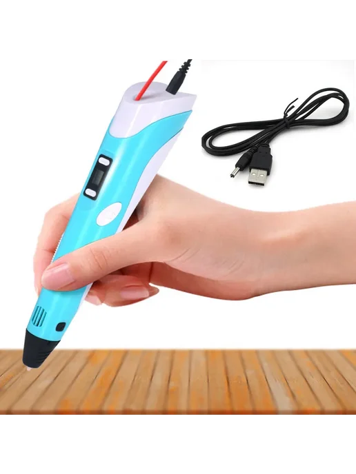 TIMOOK AACA 3D-ручка Blue pen pla 9M, розовый, фото 2