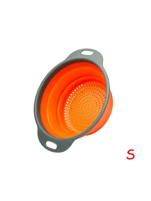 LMETJMA Складной дуршлаг KC0236 Orange-S, вариант