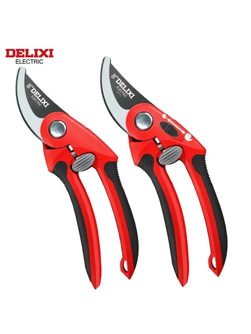 DELIXI ELECTRIC Электрические секаторы DELIXI из нержавеющей стали DHGDP08, красный, фото 6