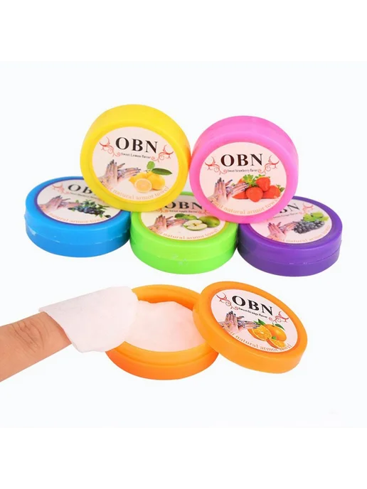 OBN Салфетки для снятия лака фруктовые яблоко 1 шт, 1 шт, фото 2