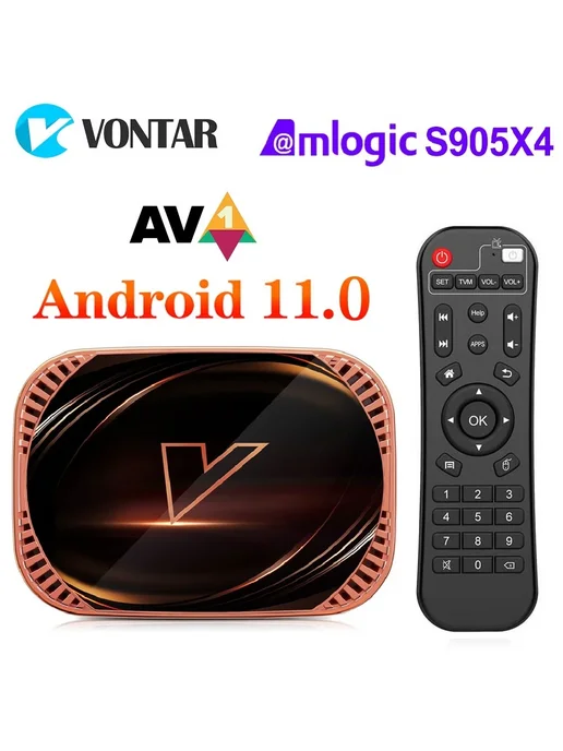 vontar X4 Smart TV Box 4ГБ+128ГБ, Цвет 4G128G, 4 ГБ, 128 ГБ, фото 2