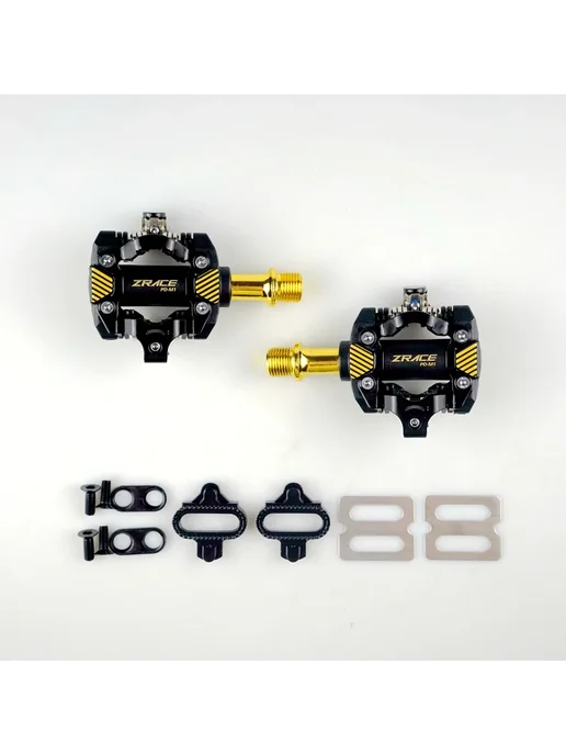ZRACE Педали PD-M1 SPD Gold Самоблокирующиеся, 332 Г, Для Го, 332 г, фото 2