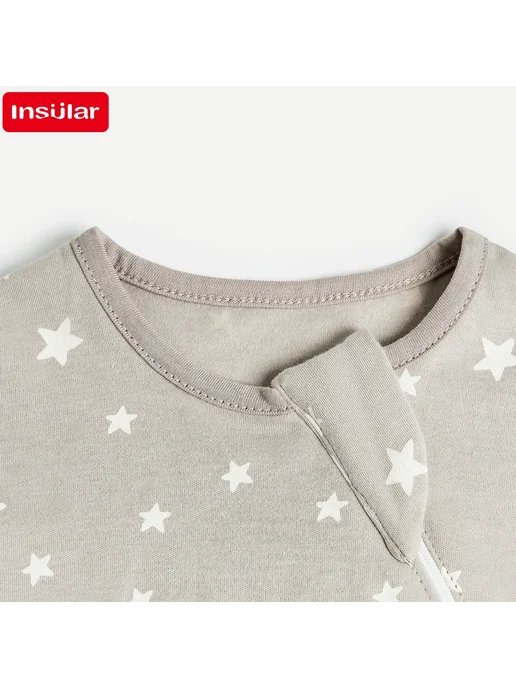 insular детский спальный мешок с ножками из хлопка 1-3 года, розовый, фото 6
