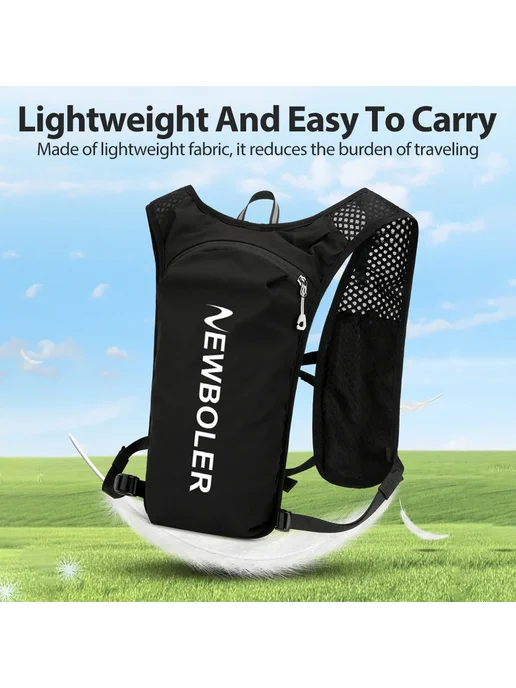 NewBoler Рюкзак для бега 5л BAG642-BLA, 5 л, фото 6