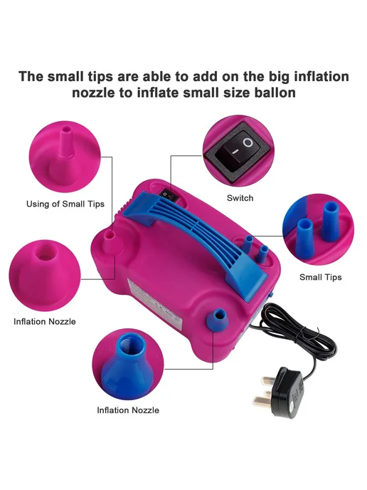 Нет бренда Электрический насос для шаров, 220v, AU plug, вариант, фото 4