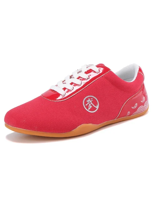 XIHAHA Канвас Обувь для Ушу для взрослых, красный, фото 5