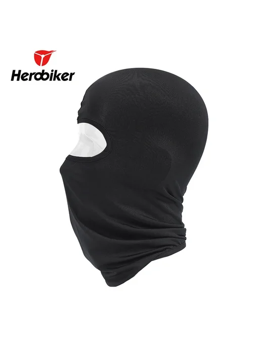 HEROBIKER Универсальная Мотоциклетная Маска-балаклава Для Лица, Быстро, черный, фото 4