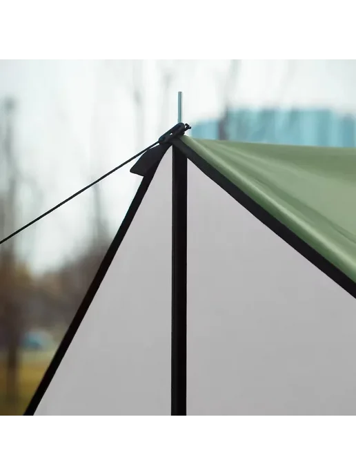 Водонепроницаемый брезентовый тент 5x3м, 4x3м, 3x3м green3x4, 5x3 м, 3 м, фото 6