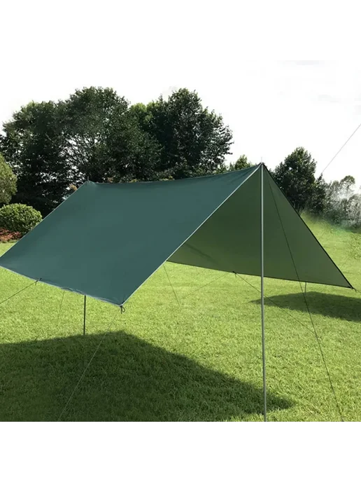 Водонепроницаемый брезентовый тент 5x3м, 4x3м, 3x3м green3x4, 5x3 м, 3 м, фото 7