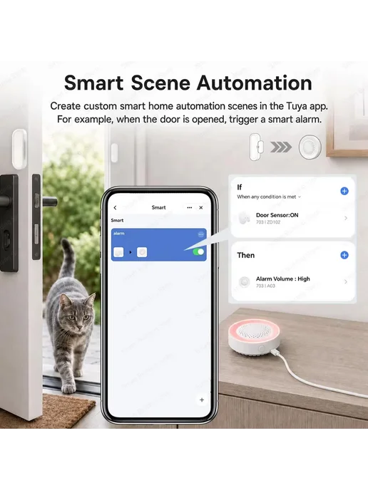 RightSitu Датчик открытия двери окна Zigbee 3.0 IP65 Tuya Zi, вариант, фото 5